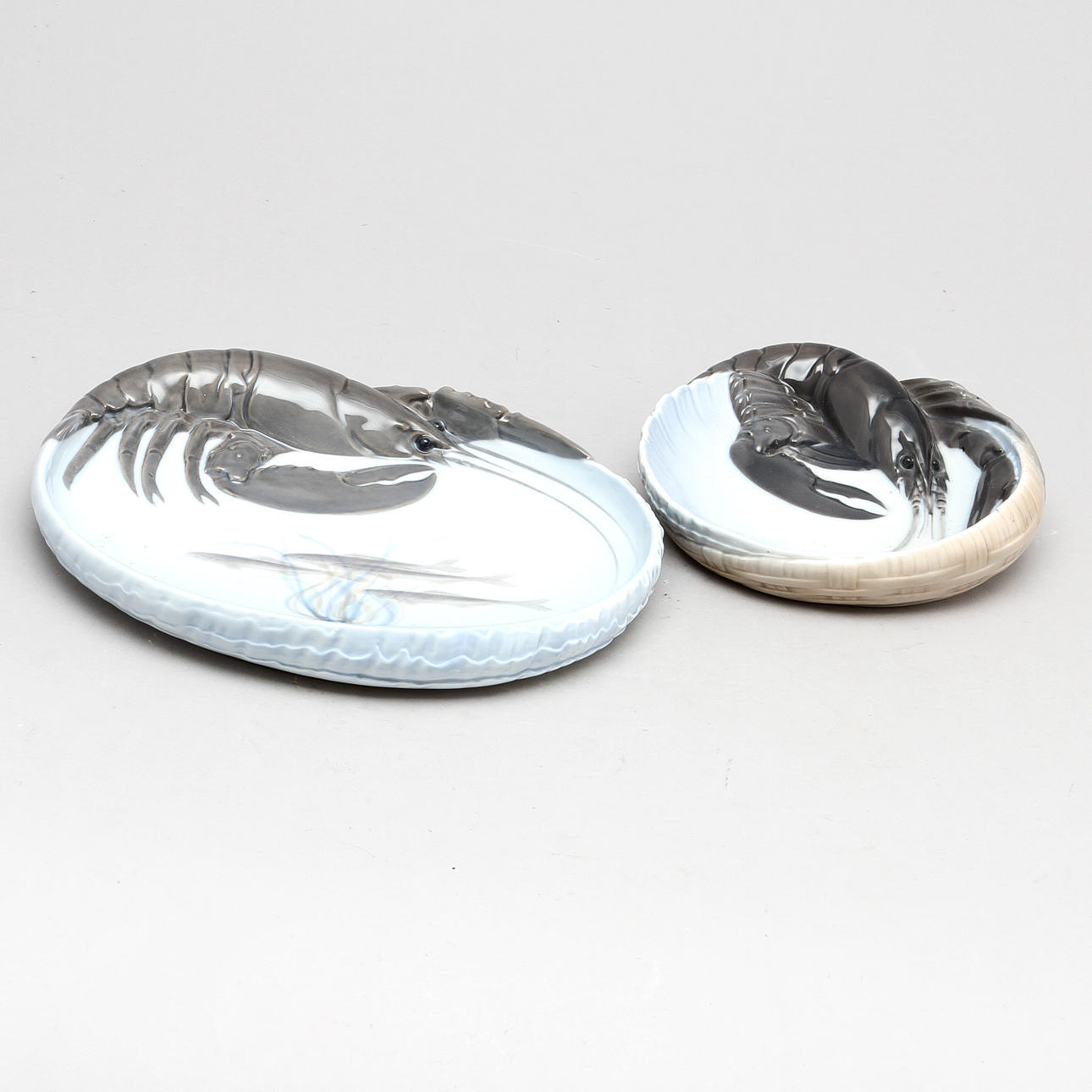 KRÄFTFAT, 2 st, porslin, Royal Copenhagen.