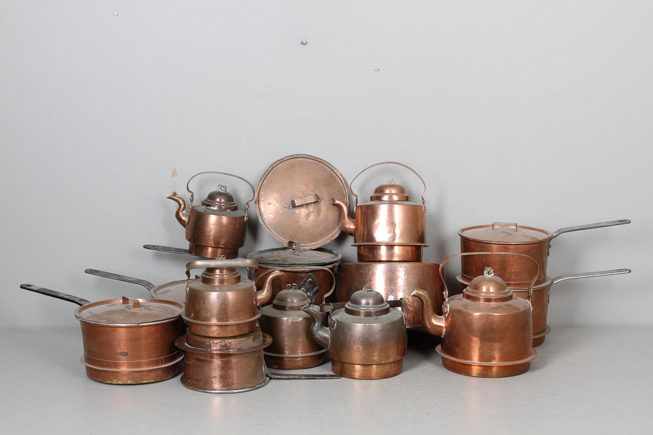 KOPPARFÖREMÅL, 1800-1900-tal.