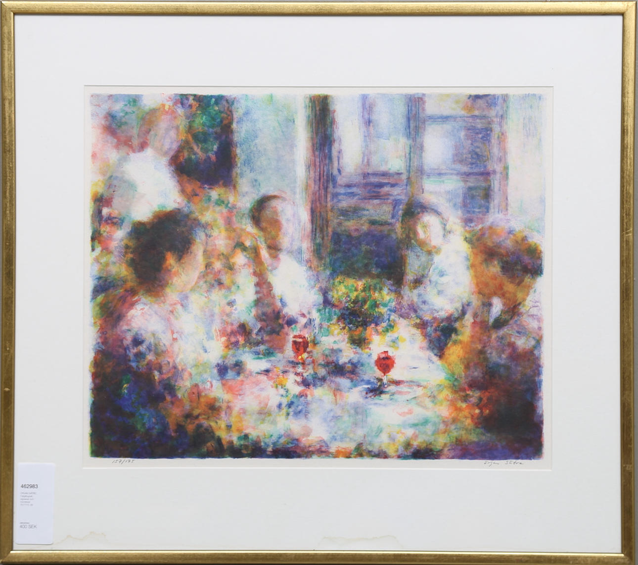 ÖRJAN SÄTRE. Färglitografi, signerad och numrerad 157/175.