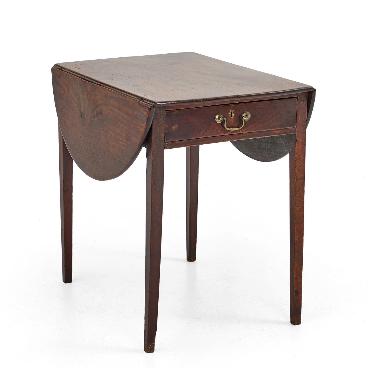 Pembroketable, England, 19th century, mahogany, with two flaps and box ...