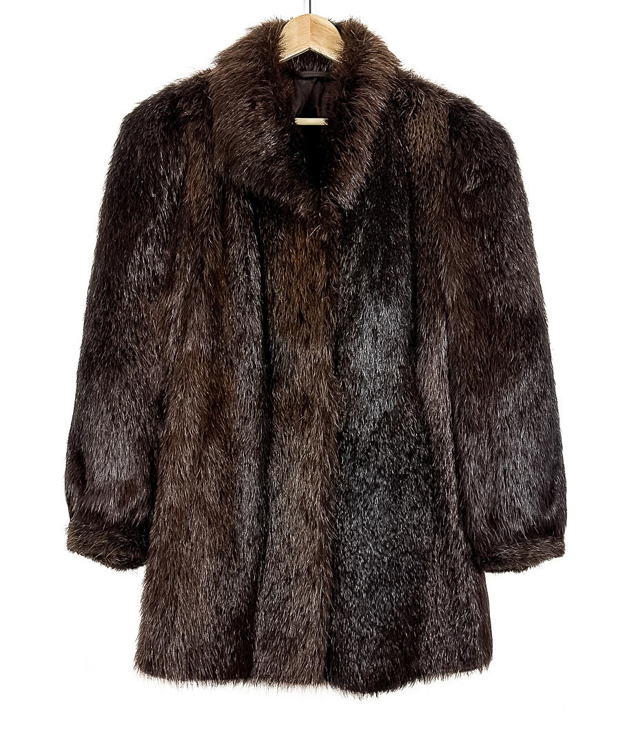 A beaver fur coat, 20th century.