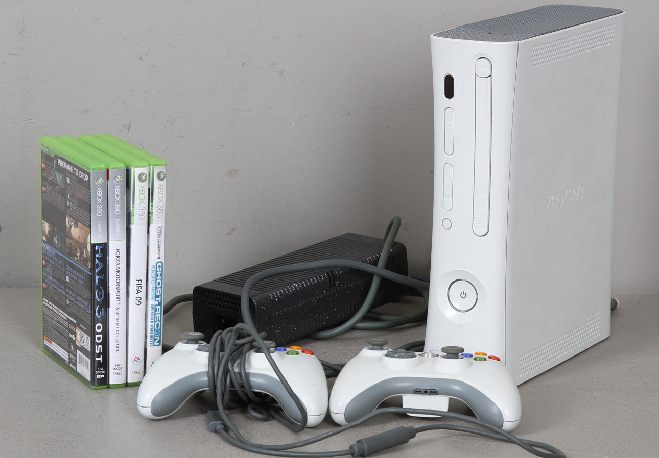SPELKONSOL, X-BOX 360.