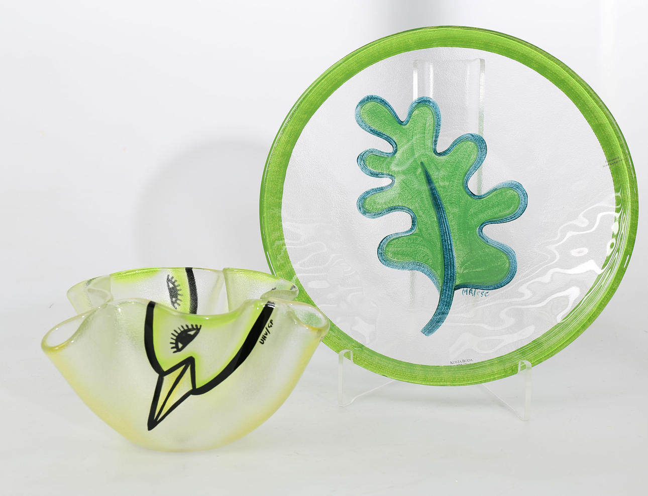 SKÅL OCH FAT, glas, signerade, Kosta Boda.