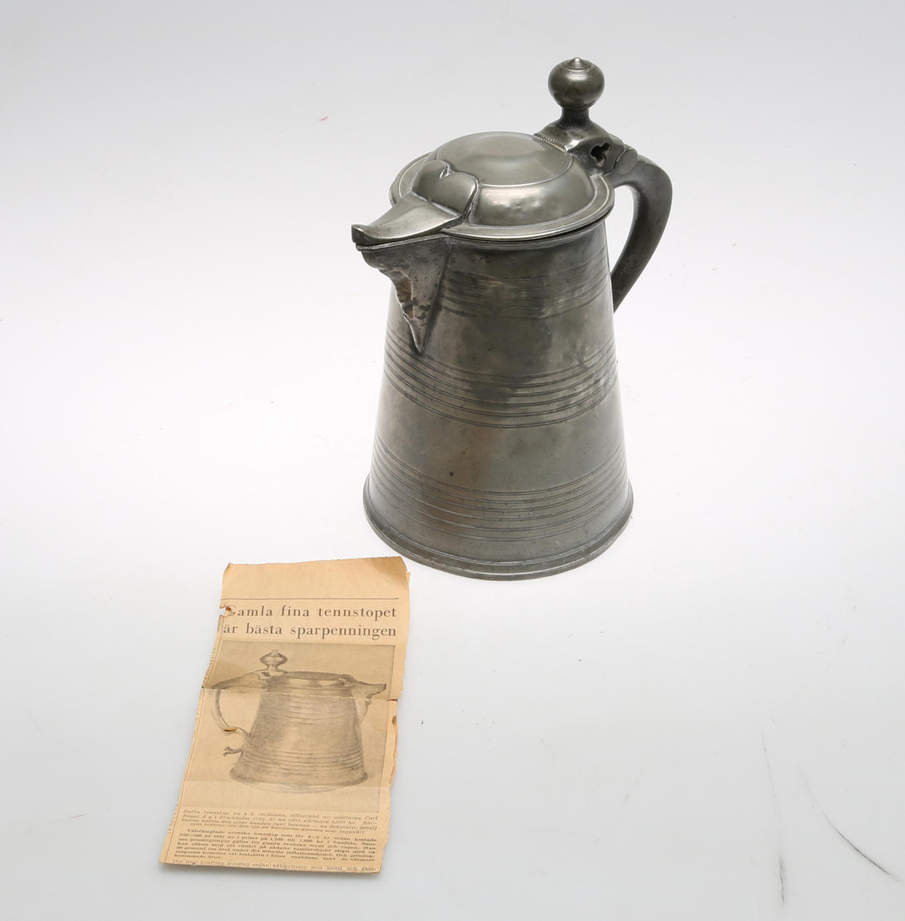 STOP, tenn, Johan Petter Fagerströms änka, Kalmar, 1841.