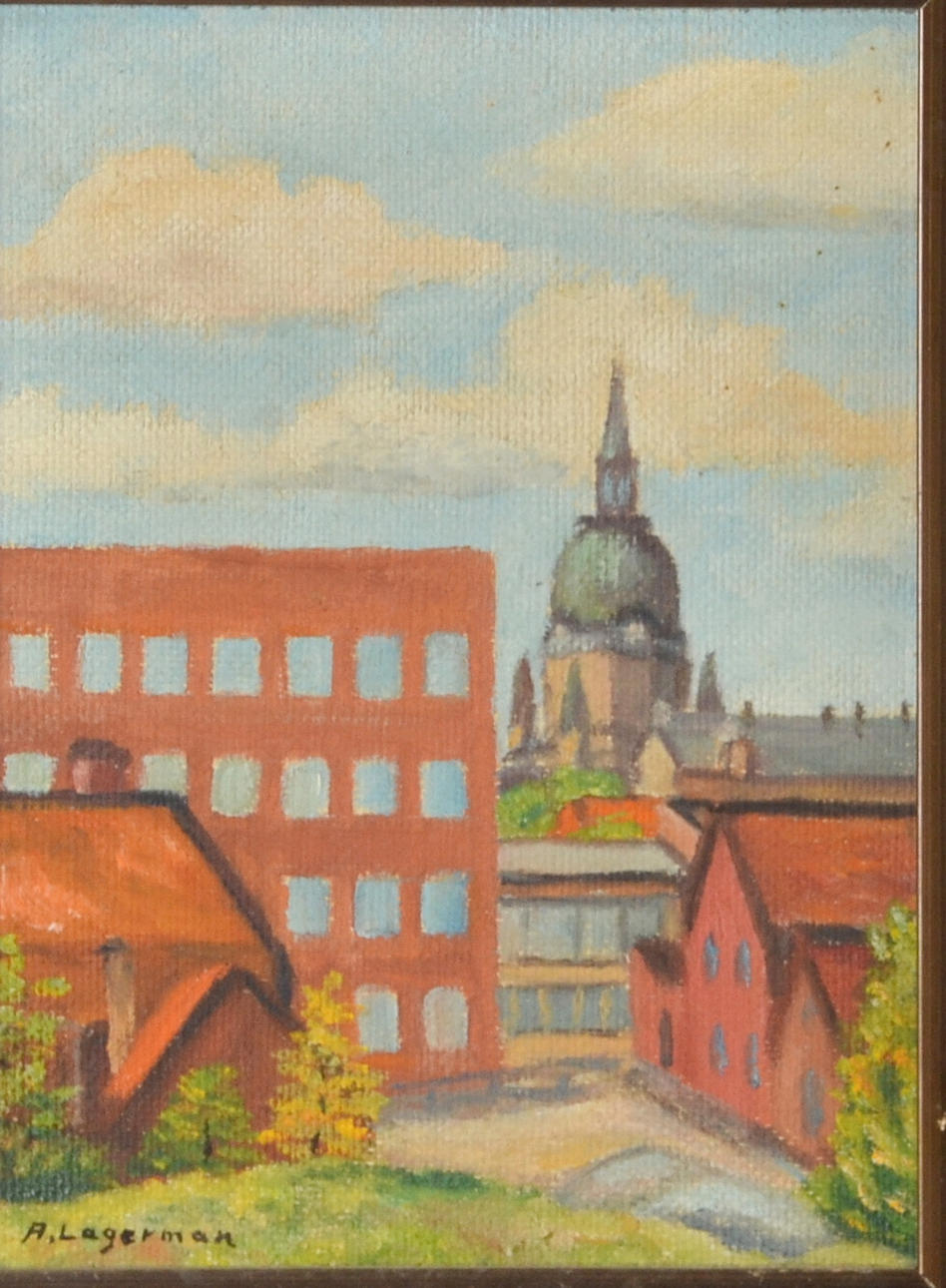 ANA LUCIA MARGOT LAGERMAN. Olja på pannå.