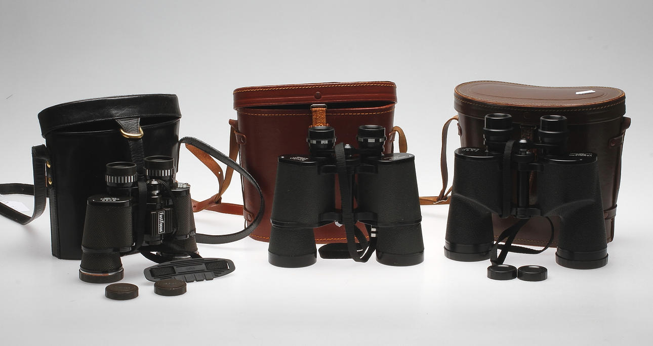 KIKARE, 3 st, Vanguard Marin 7x50 och Telemax.