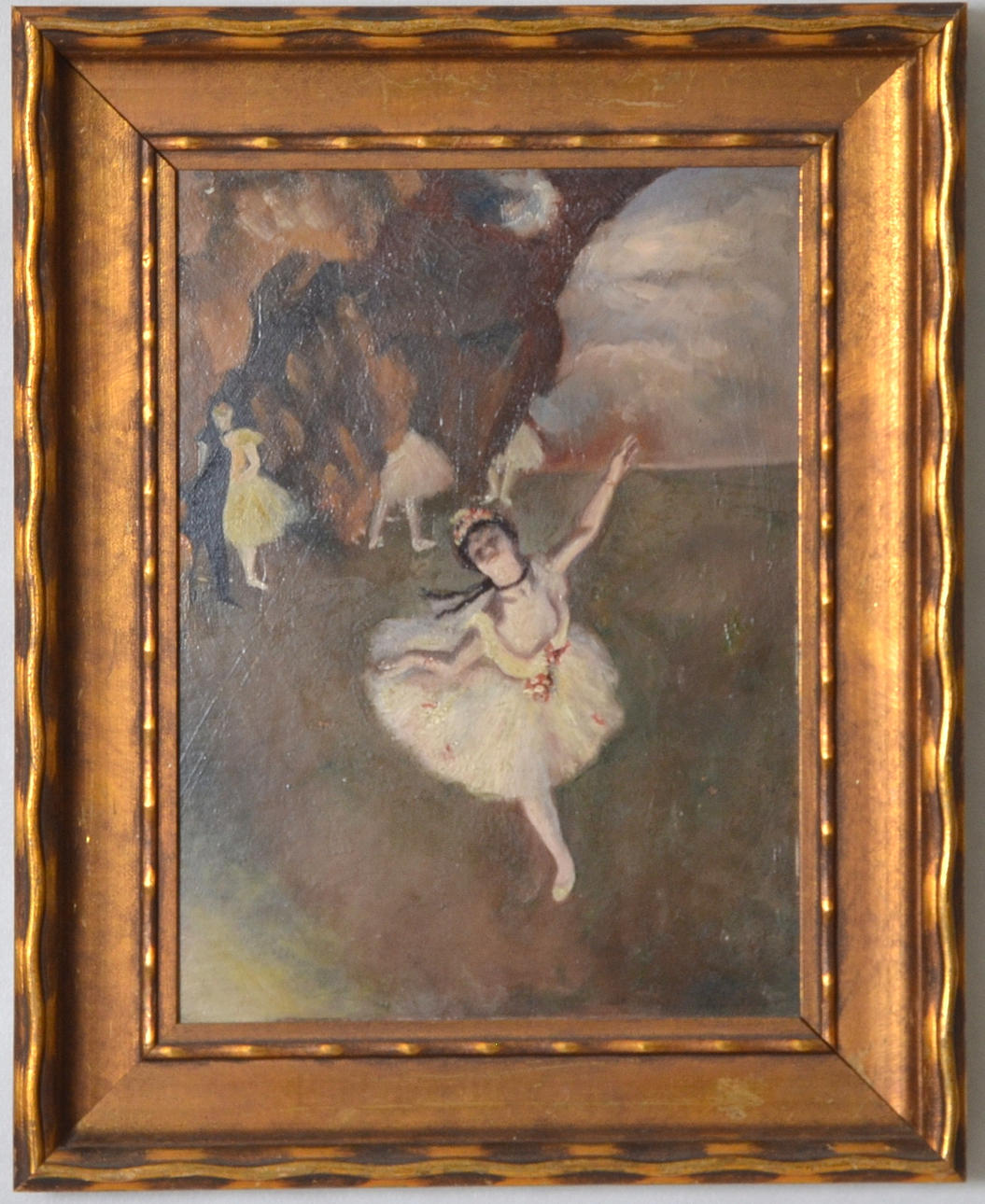 OIDENTIFIERAD KONSTNÄR. Olja på pannå.