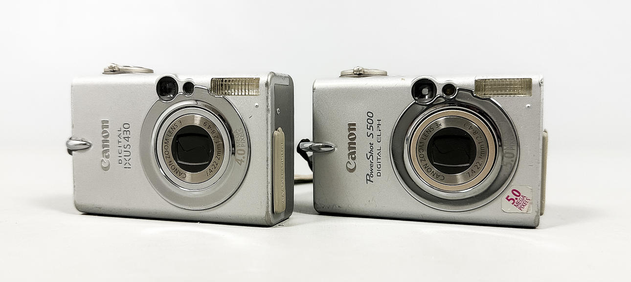 KAMEROR, 2 st, Ixus 430 och 500 Canon. Foto, Kameror & Optik - Kameror ...