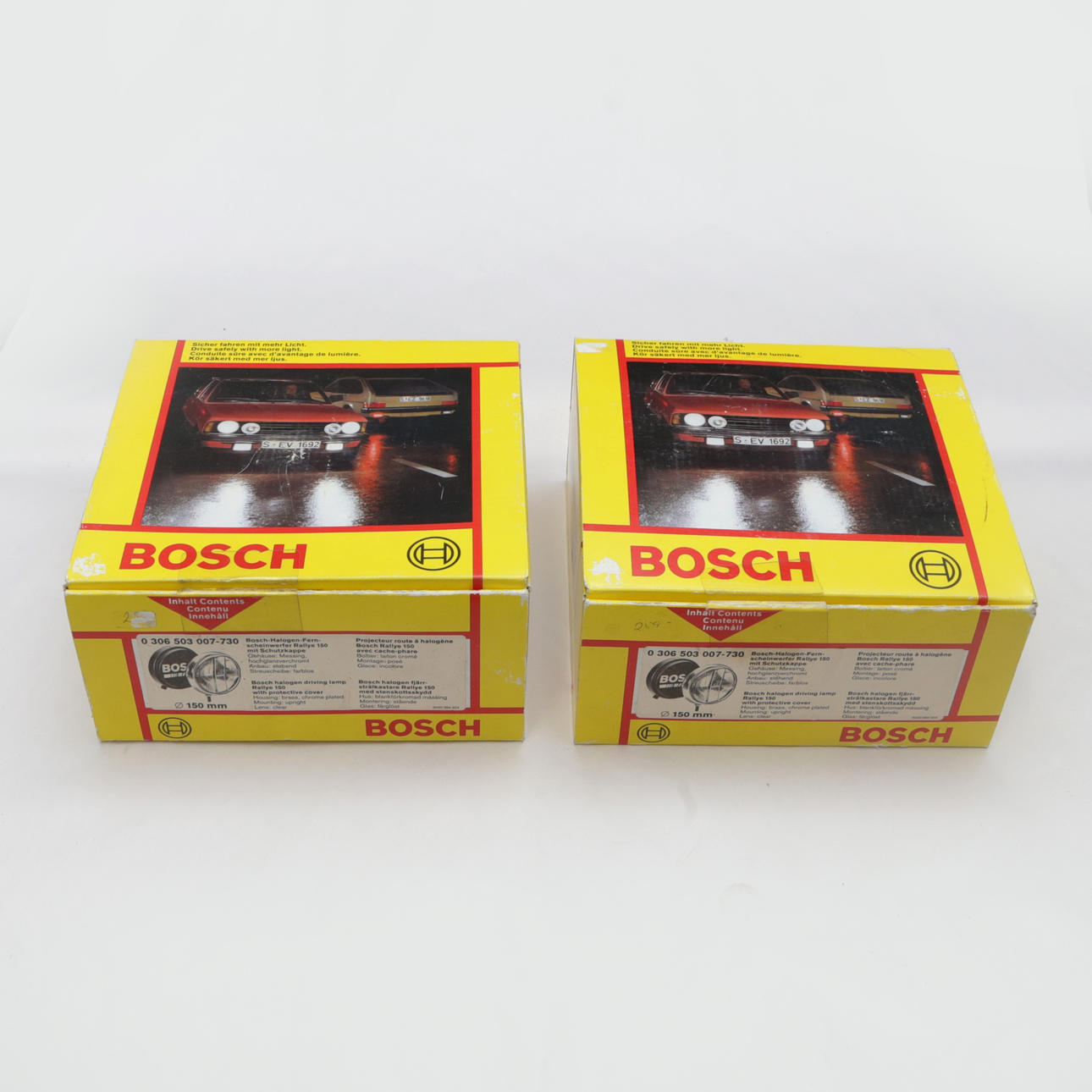 Car headlamps, 2 pcs, Bosch.