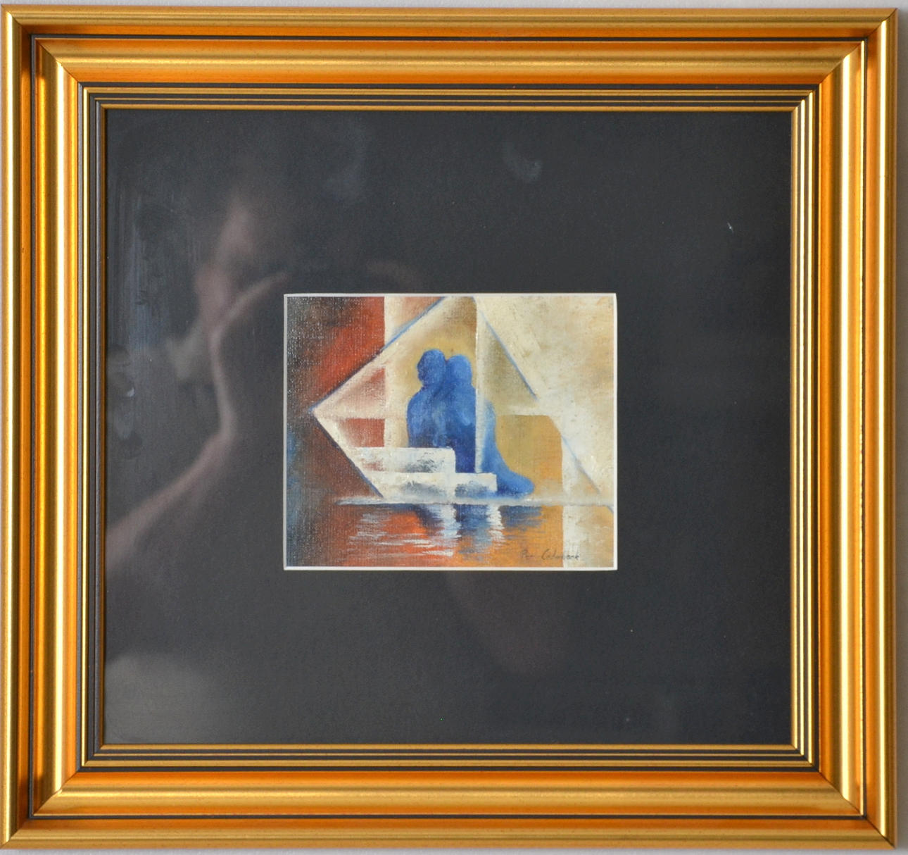 PER CEDERMARK. Olja på duk uppfodrad på pannå.