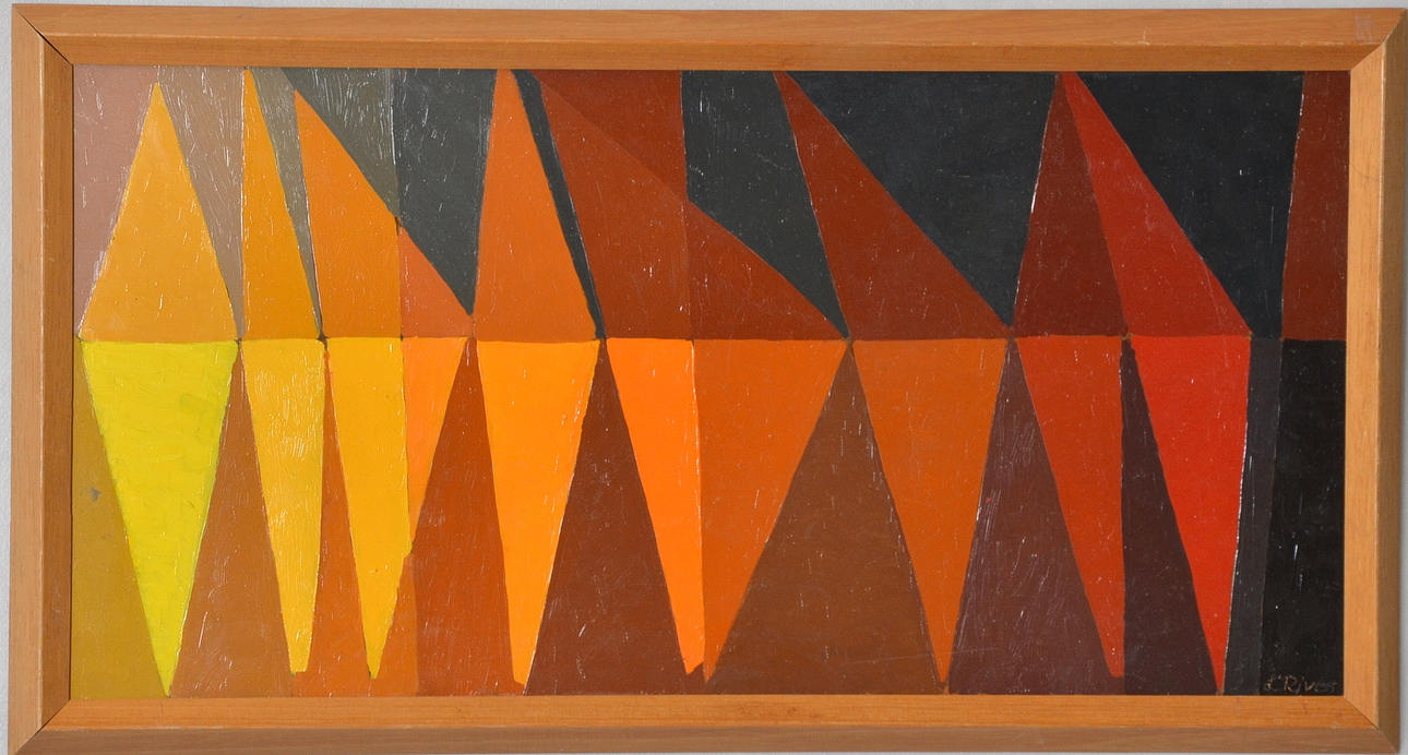 LEIDA RIVES. Olja på pannå.