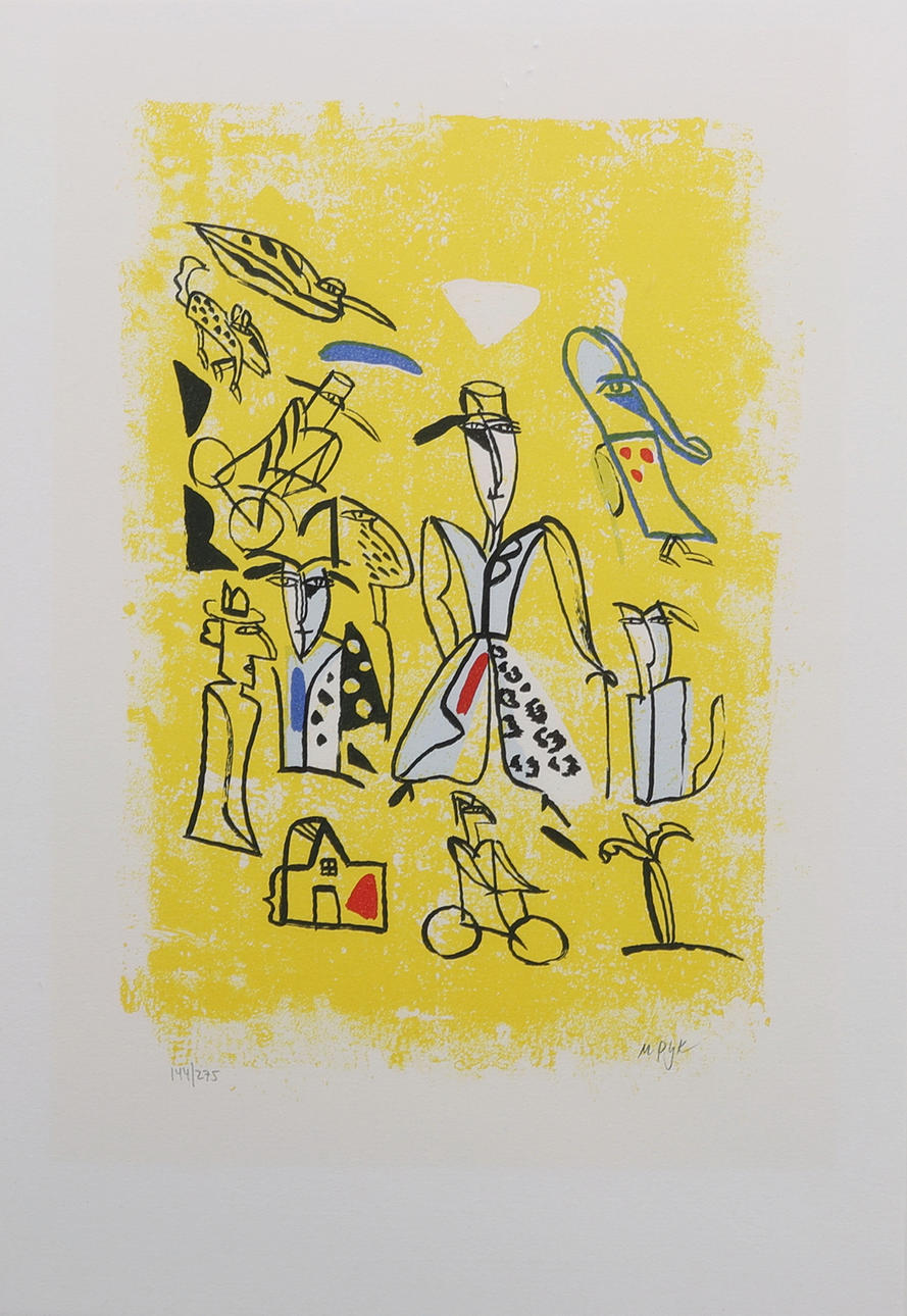MADELEINE PYK. LITHOGRAPH, SIGNED AND NUMBERED 144/275.