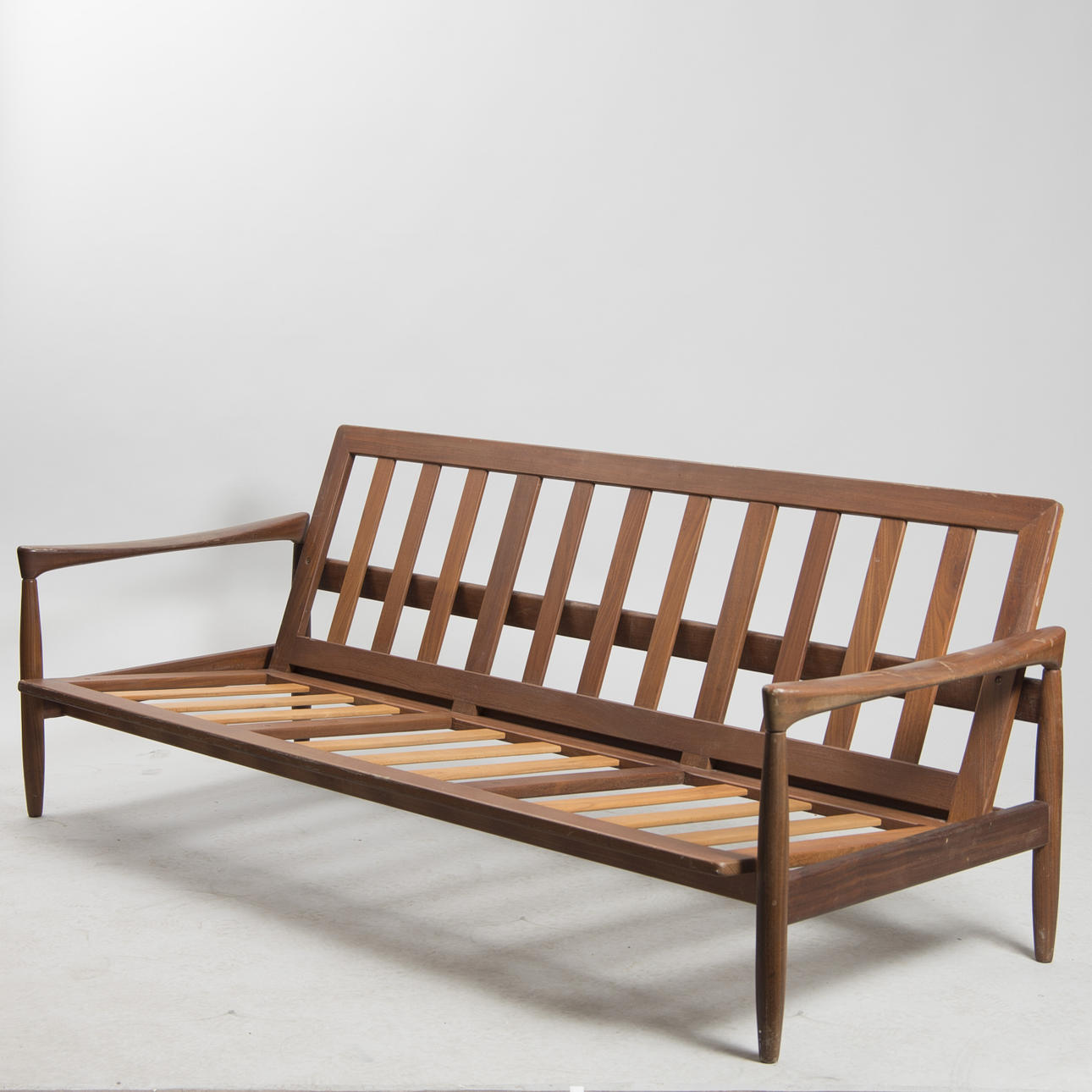 SOFFA, 3-sits, teak, "Kolding", Erik Wørtz, 1960-tal.