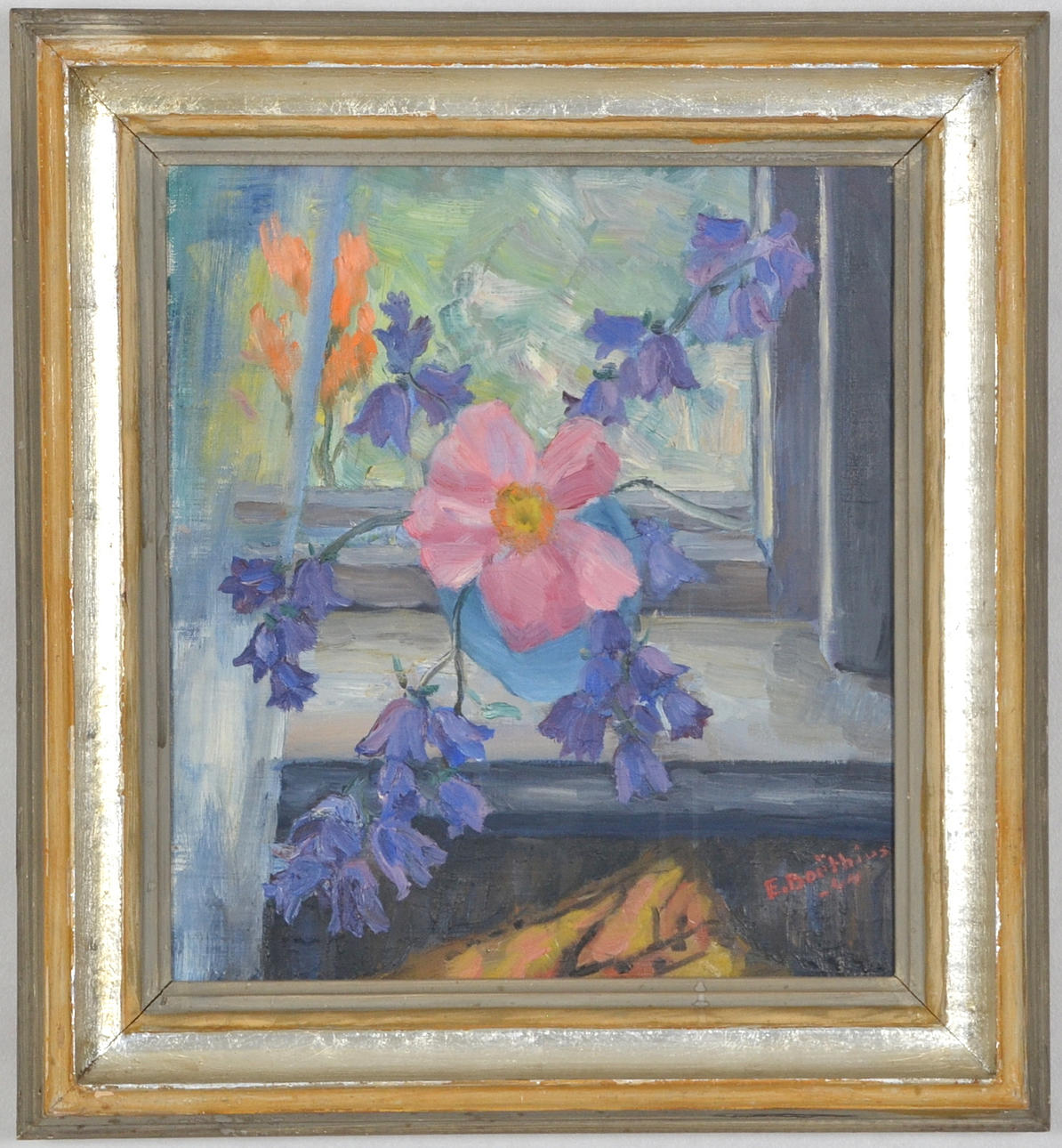 ERIK BOËTHIUS. Olja på duk.