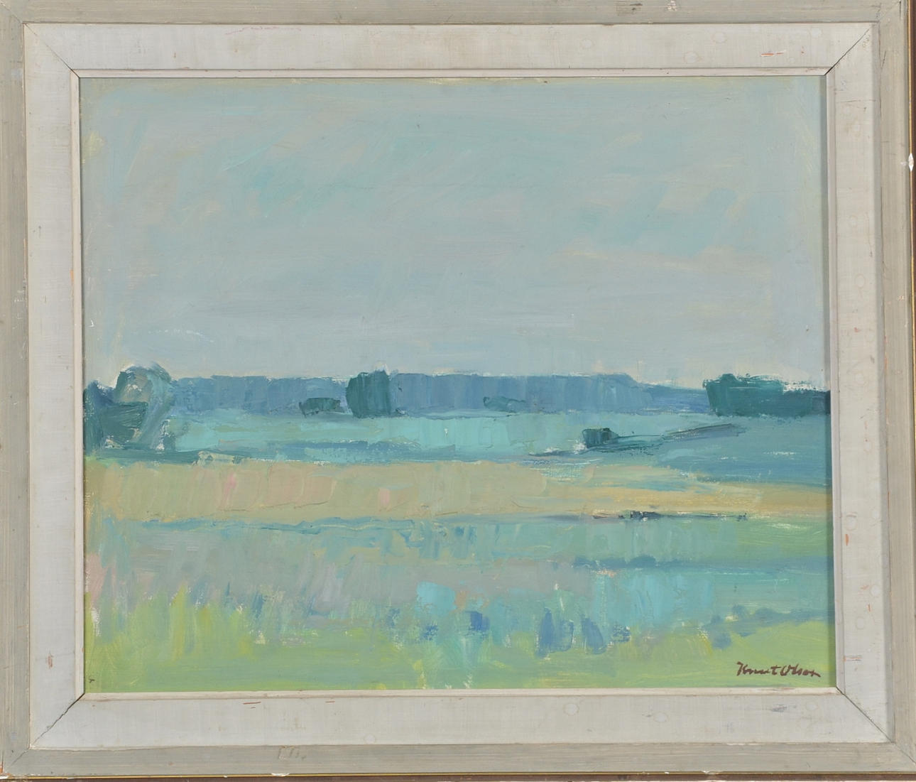 KNUT OLSON. Olja på pannå.