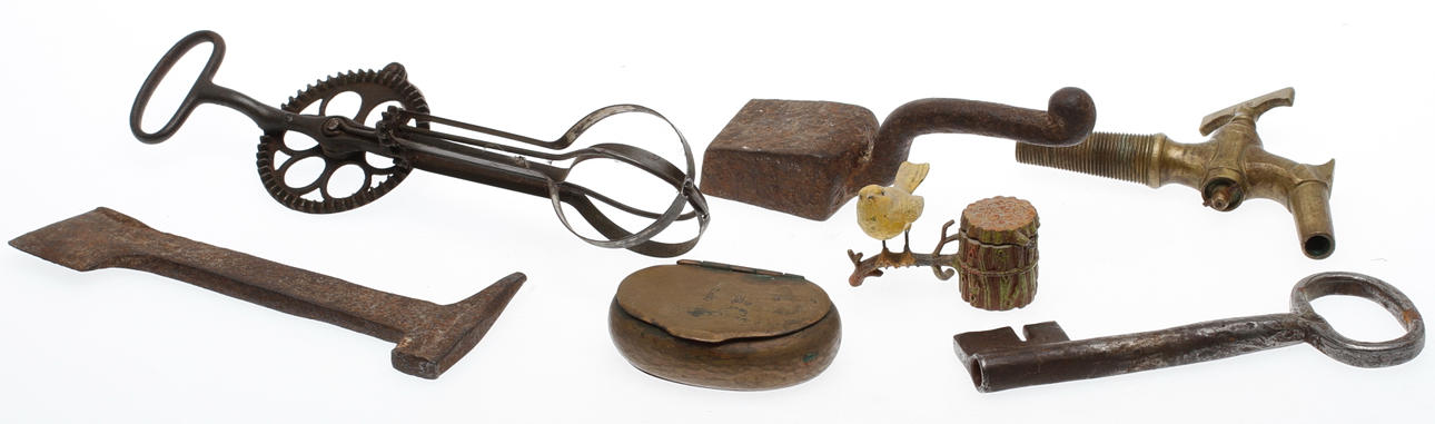 DIVERSE, 7 delar, bl.a. allmoge, 1800-1900-tal.