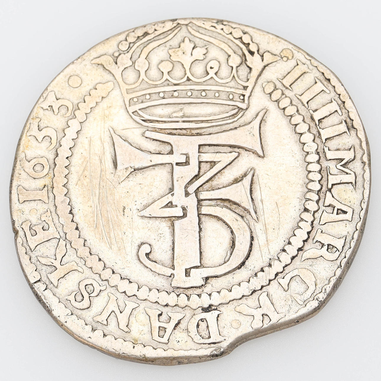 MYNT, Fredrik III, 4 mark, Danmark 1653. Mynt, Medaljer & Frimärken ...