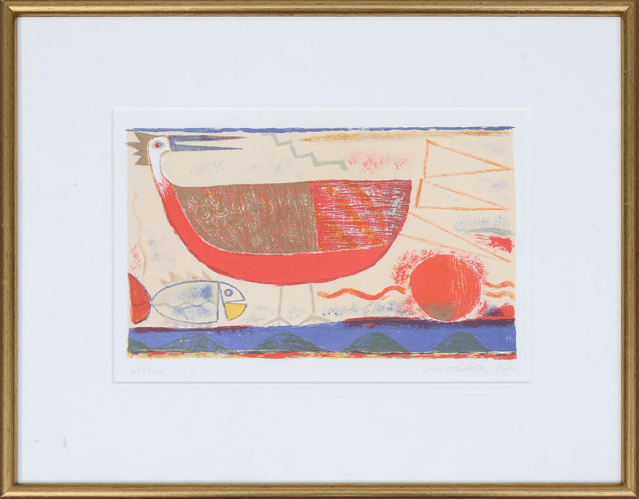 CHRISTER ÅBERG. Lithograph, signed, numbered 60/240.