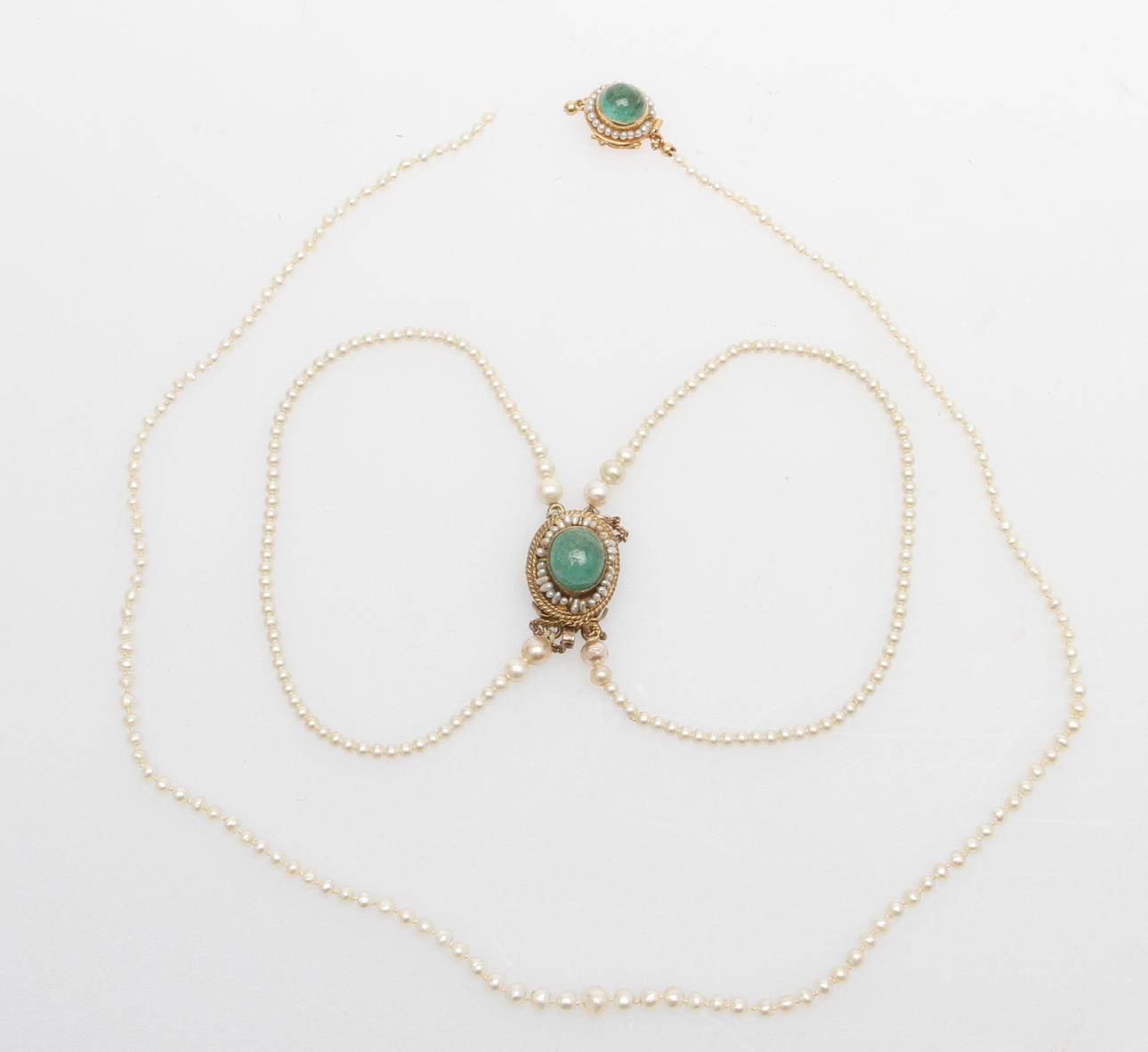 HALSBAND OCH ARMBAND, orientaliska pärlor.