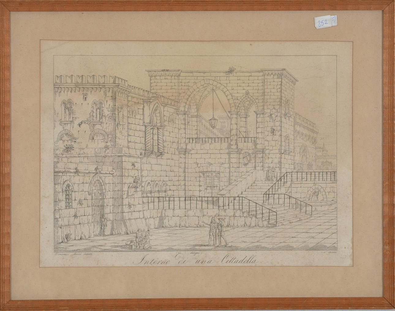 OIDENTIFIERAD KONSTNÄR. Äldre kopparstick.