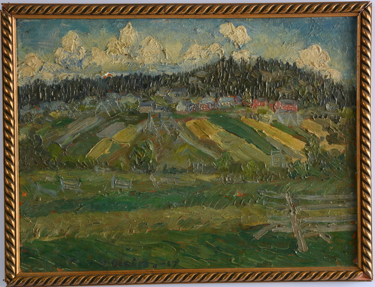 THURE BOSIN. Olja på pannå.