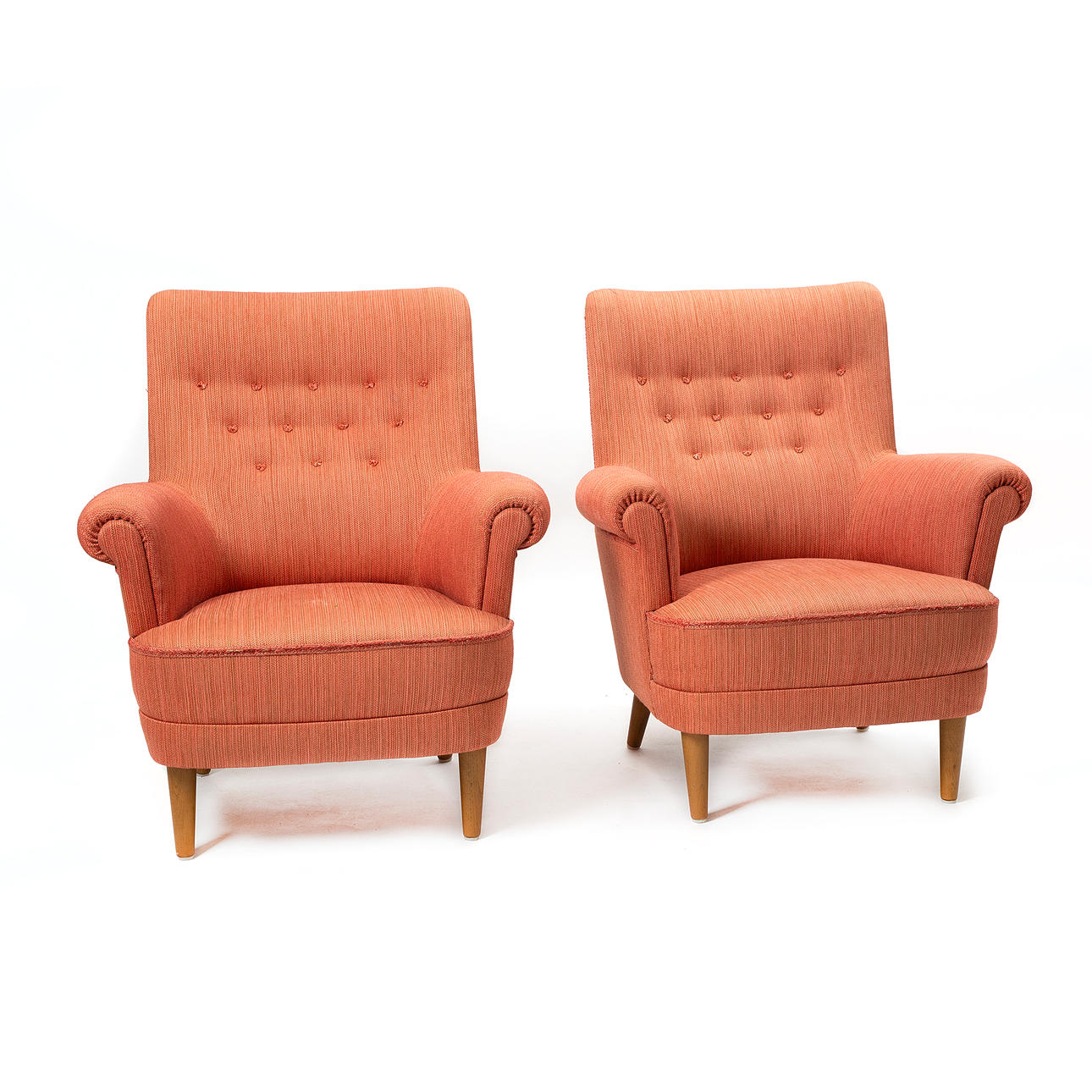CARL MALMSTEN. Armchairs, a pair “Homemakevening”.