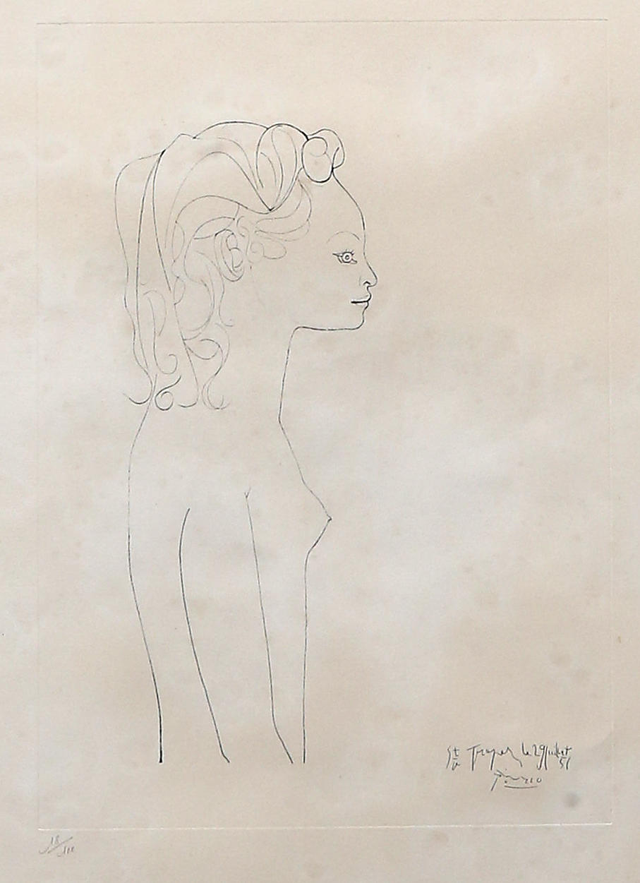 AFTER PABLO PICASSO. A woman.