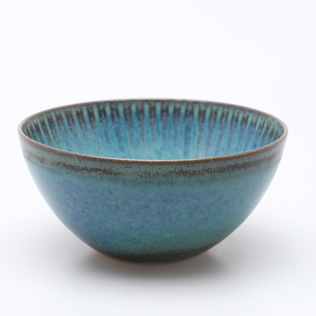 STIG LINDBERG. Skål stengods, Gustavsberg studio, unik.