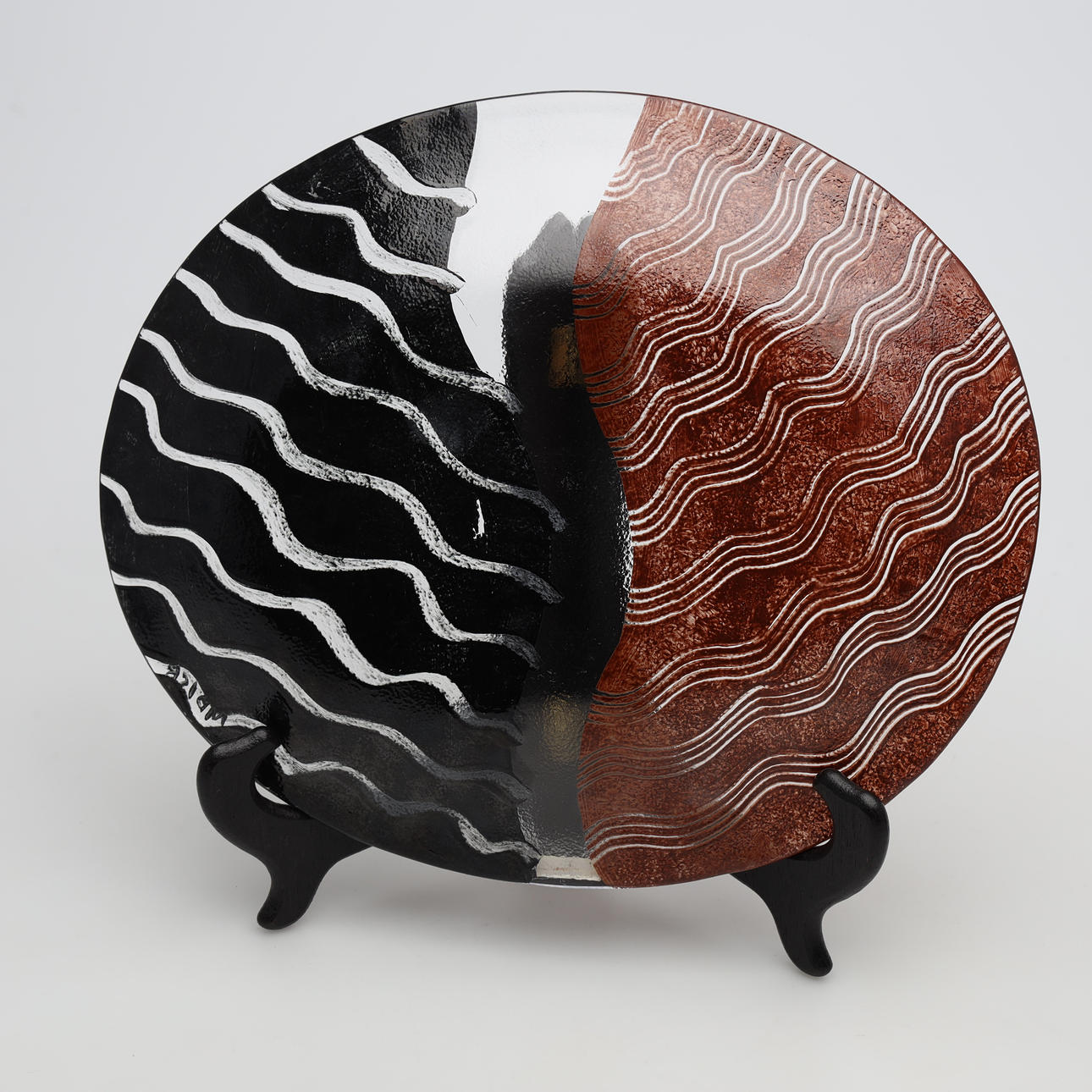 MONICA BACKSTRÖM. A bowl and saucer, “Tonga”, glass, Kosta Boda