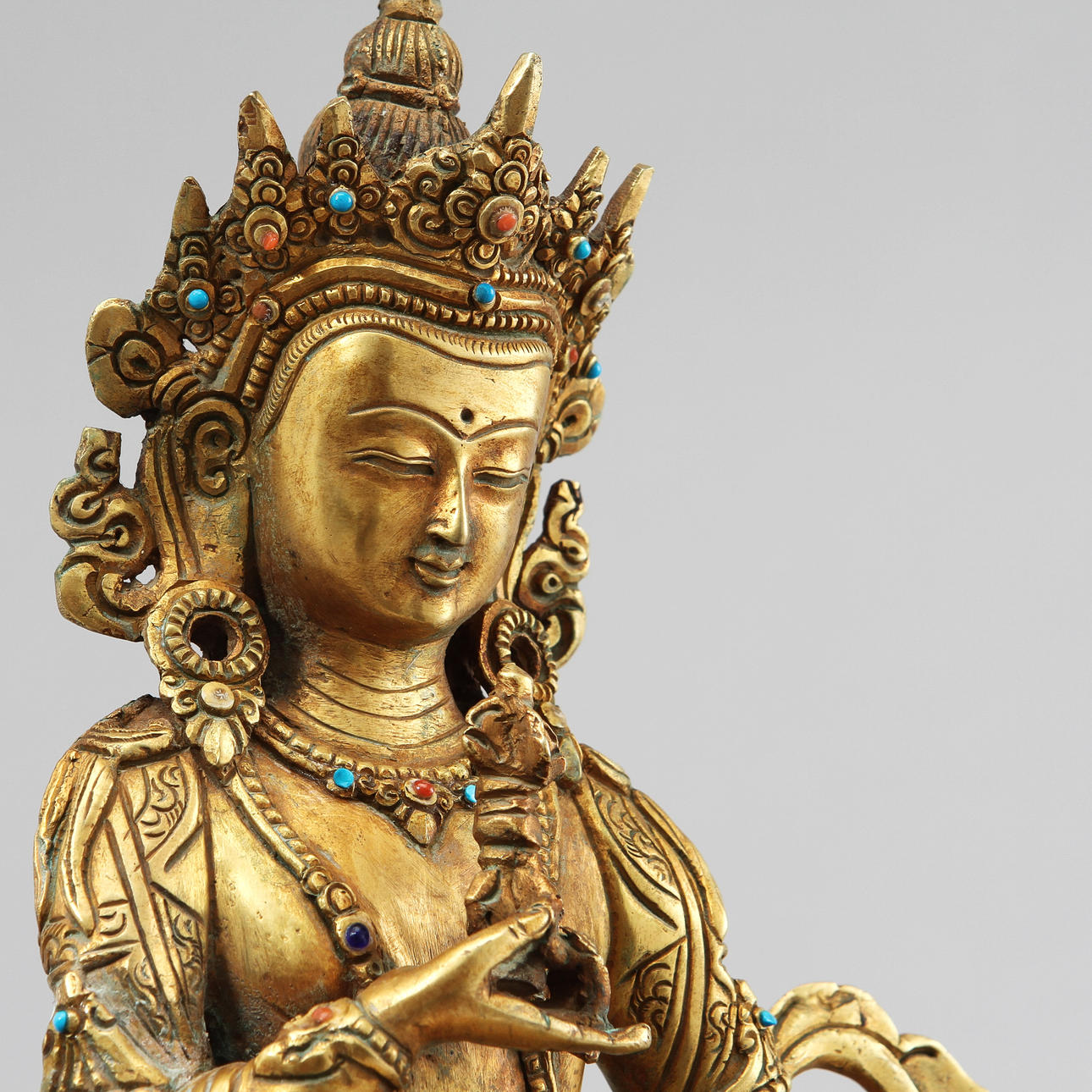 FIGURIN, brons, Nepal, 1800/1900-tal.