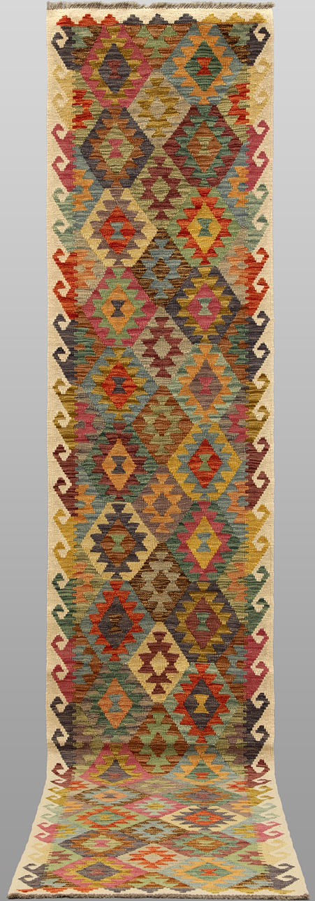 MATTA, Kelim klassisk design gallerimodell, 394 x 81 cm. Mattor ...