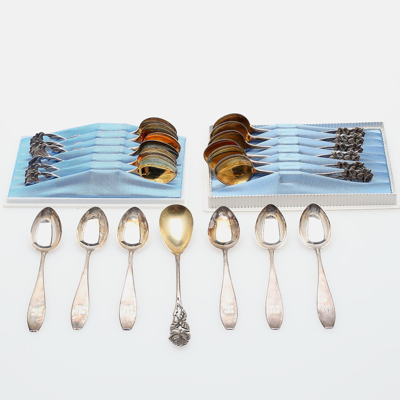 SKEDAR, 13 st, silver, Finland, 1900-tal, vikt 192 gram.