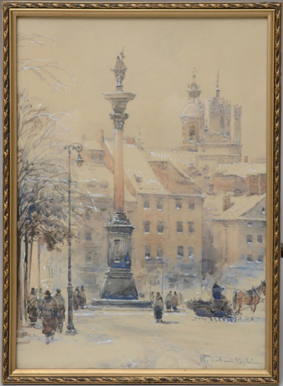 OKÄND KONSTNÄR, gouache.