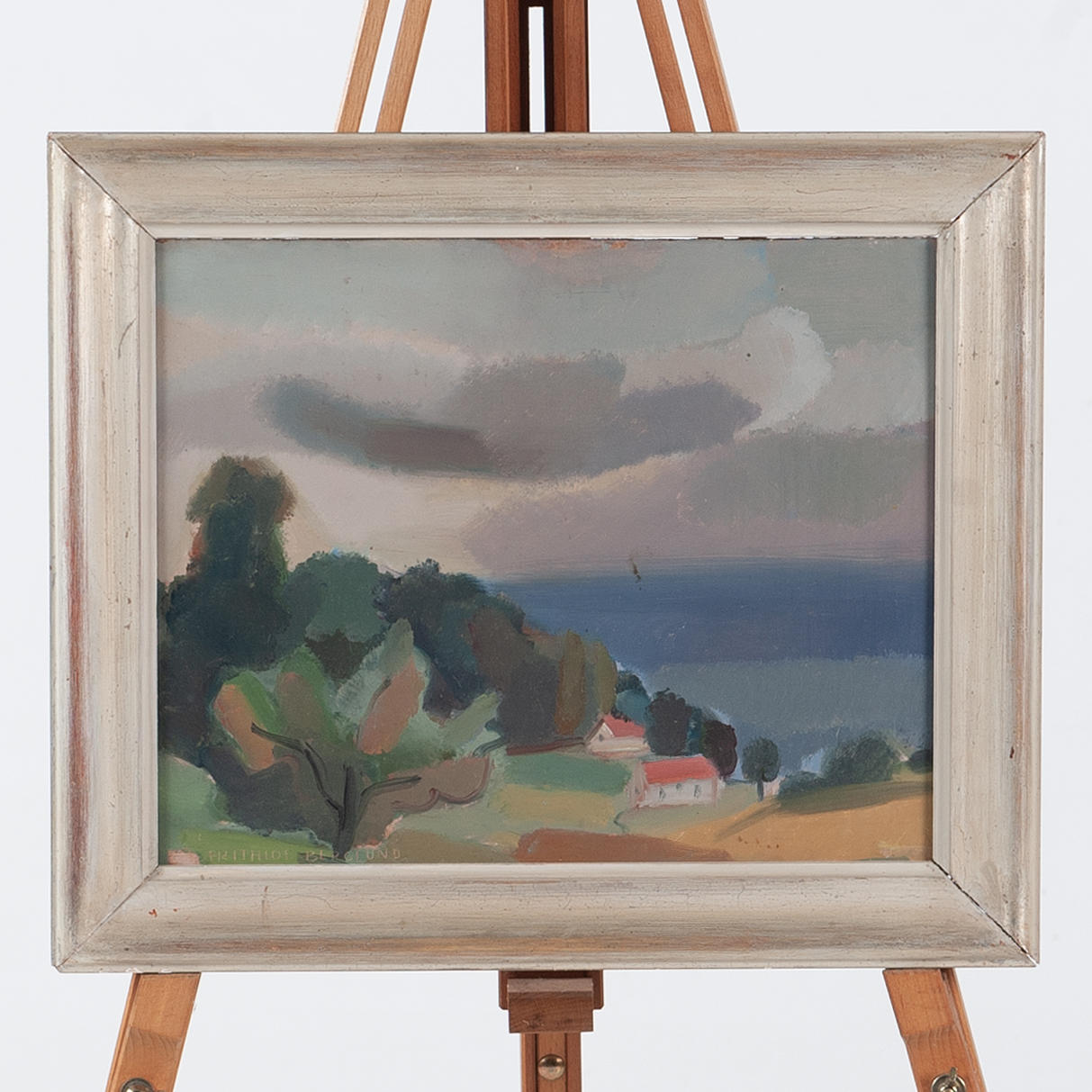 FRITHIOF BERGLUND. Oil on panel, signed. Art - Paintings - Auctionet