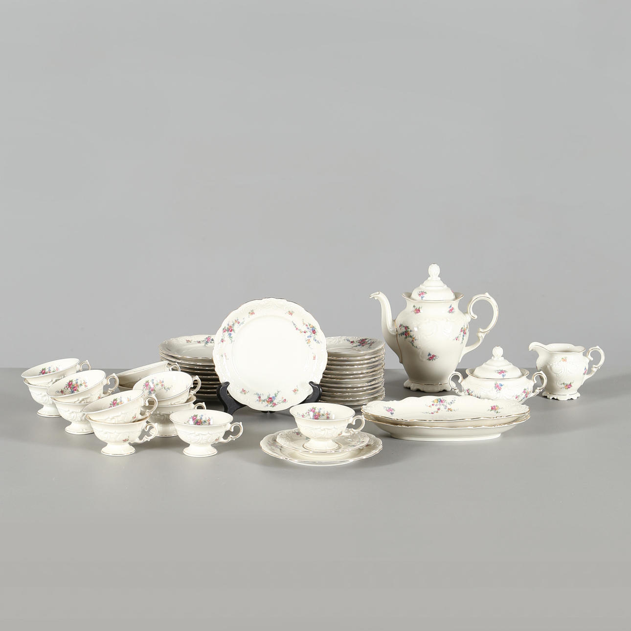 KAFFESERVIS, 41 delar, KPM, Polen.