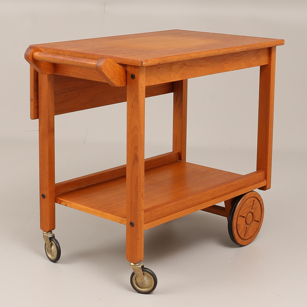 SERVERINGSVAGN, teak, 1900-tal.