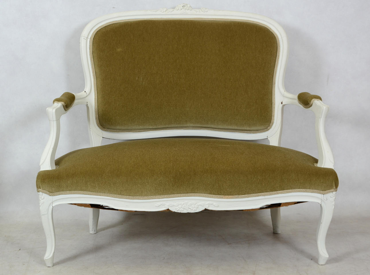 SOFFA, 2-sits, rokokostil, 1900-talets första hälft.