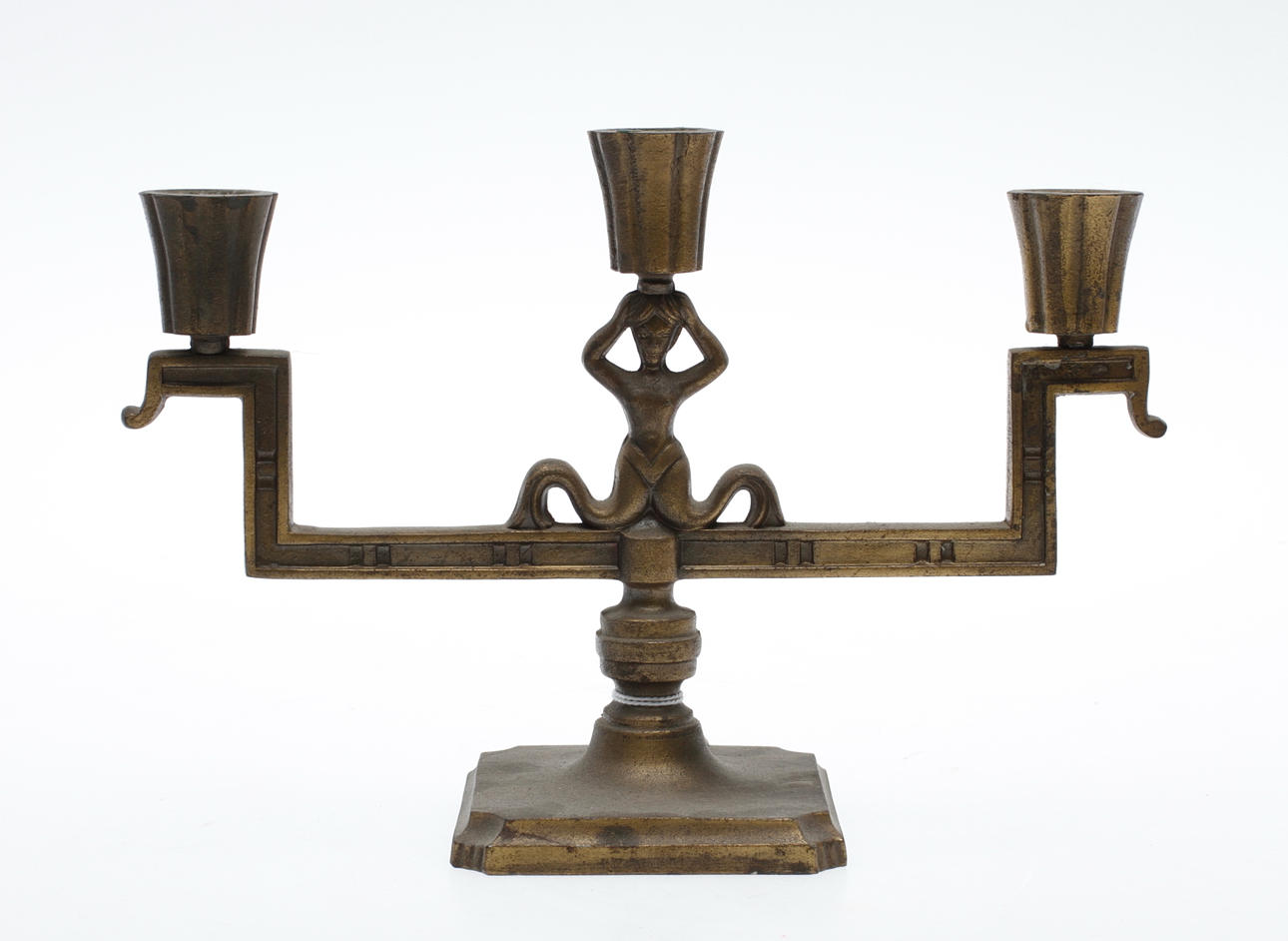 LJUSSTAKE, Art deco, Stjärnmetall, 1930-tal.