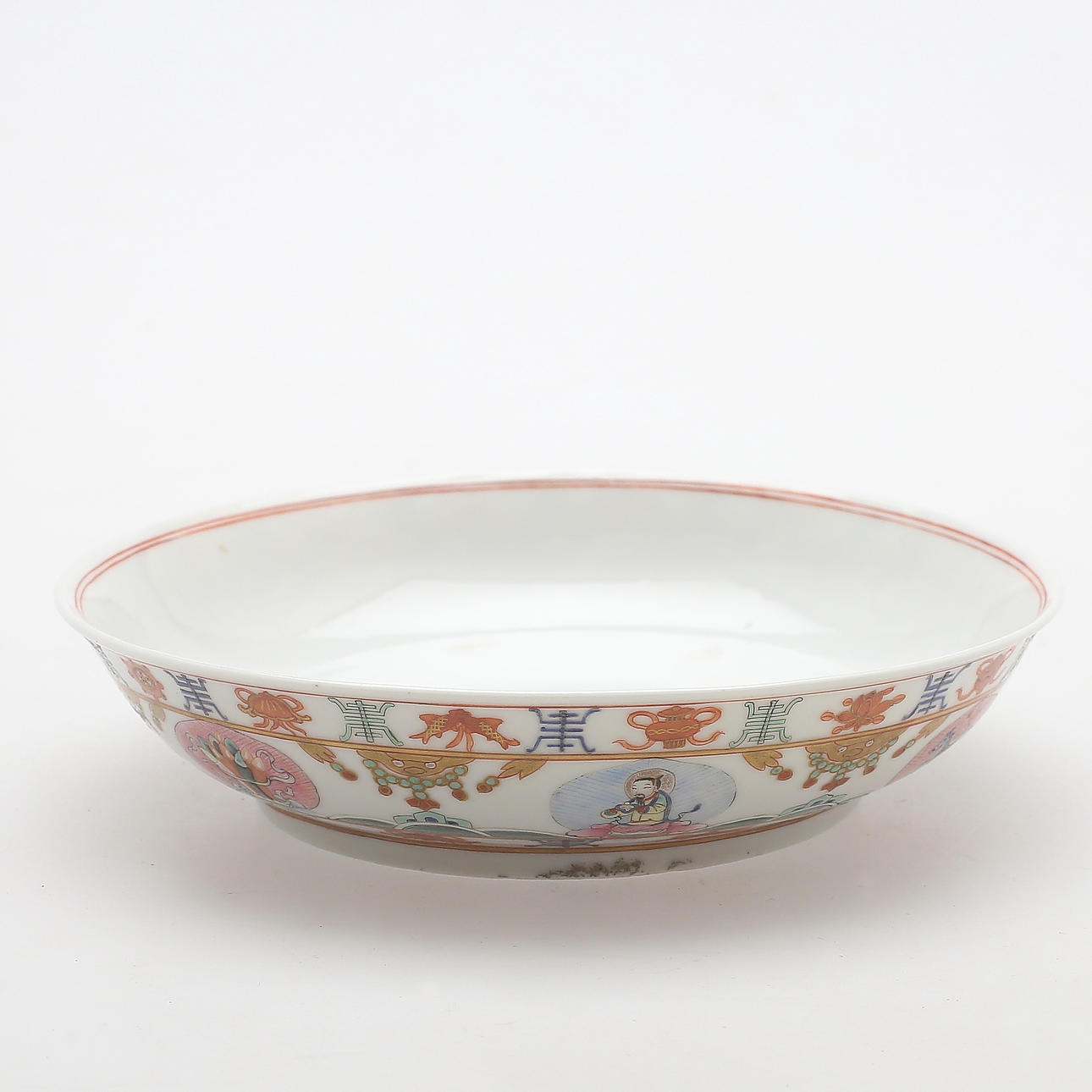 SKÅL, porslin, famille rose, Kina, sannolikt 1900-tal.