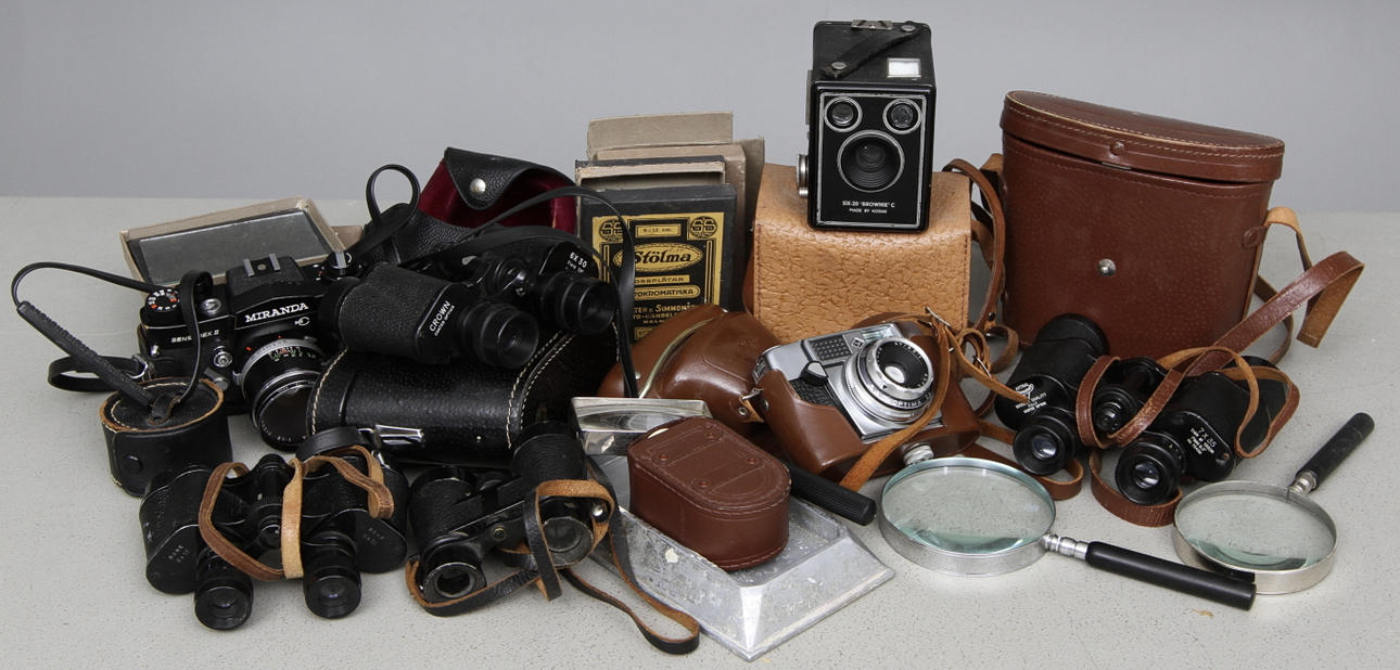 KAMEROR och KIKARE, 1900-tal.