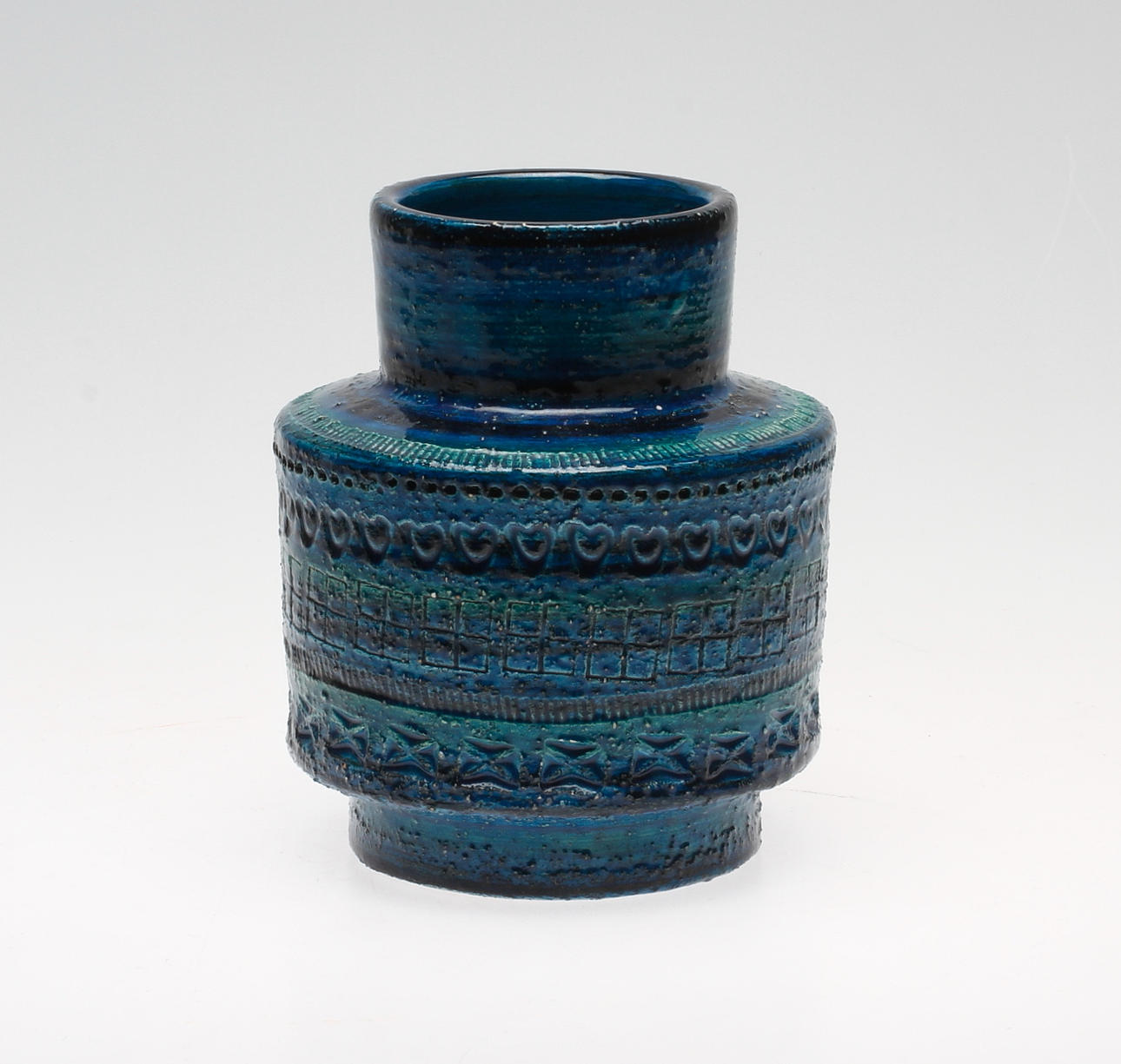 VAS, keramik, "Rimini Blue", Aldo Londi, Italien.