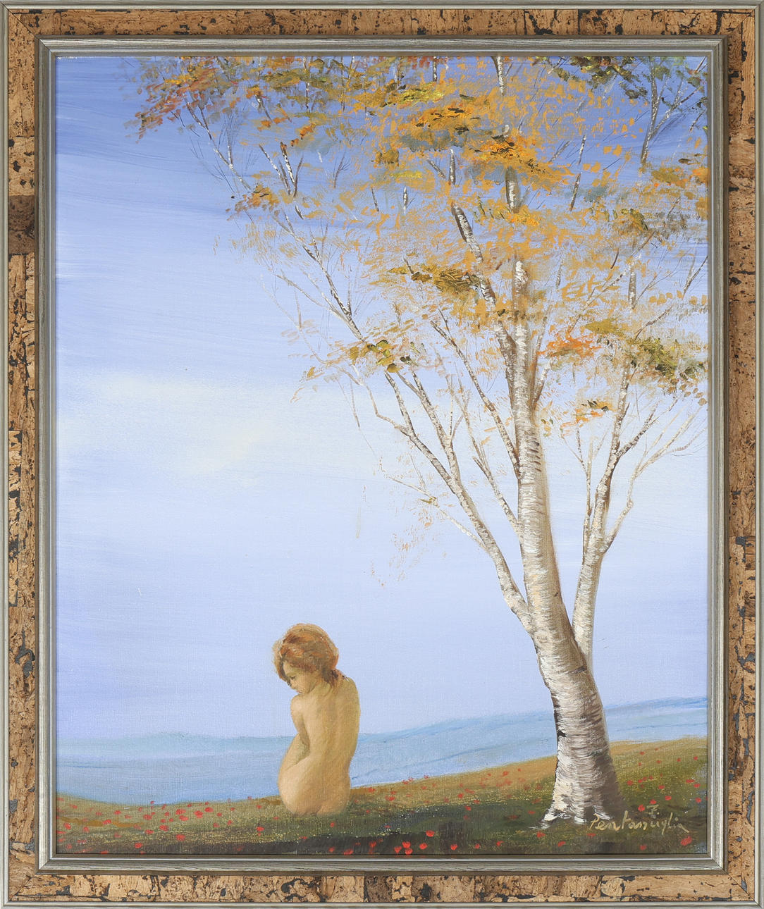 OIDENTIFIERAD KONSTNÄR. Oil on canvas, signed.