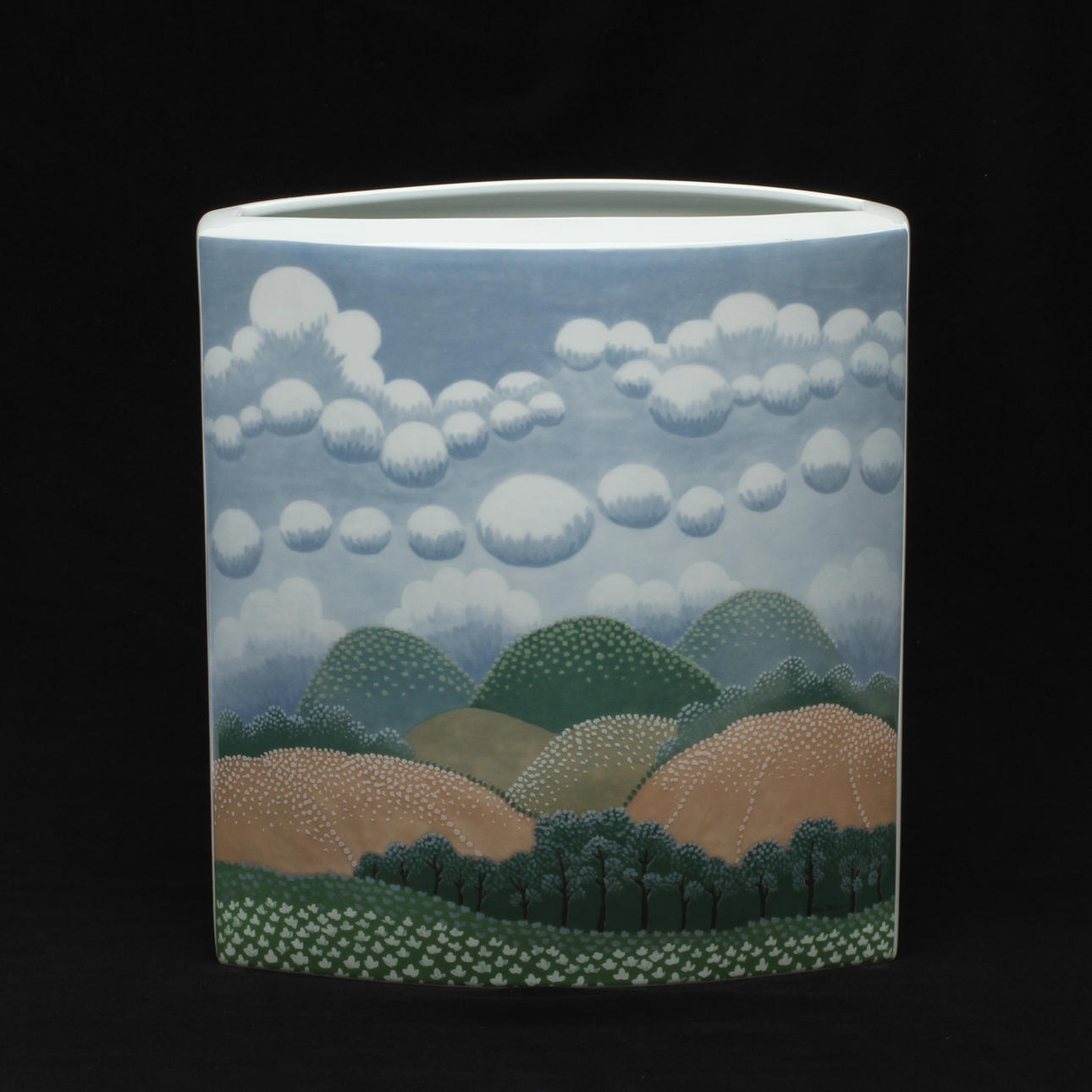 VAS, porslin, Rosenthal, motiv av Ivan Rabuzin.