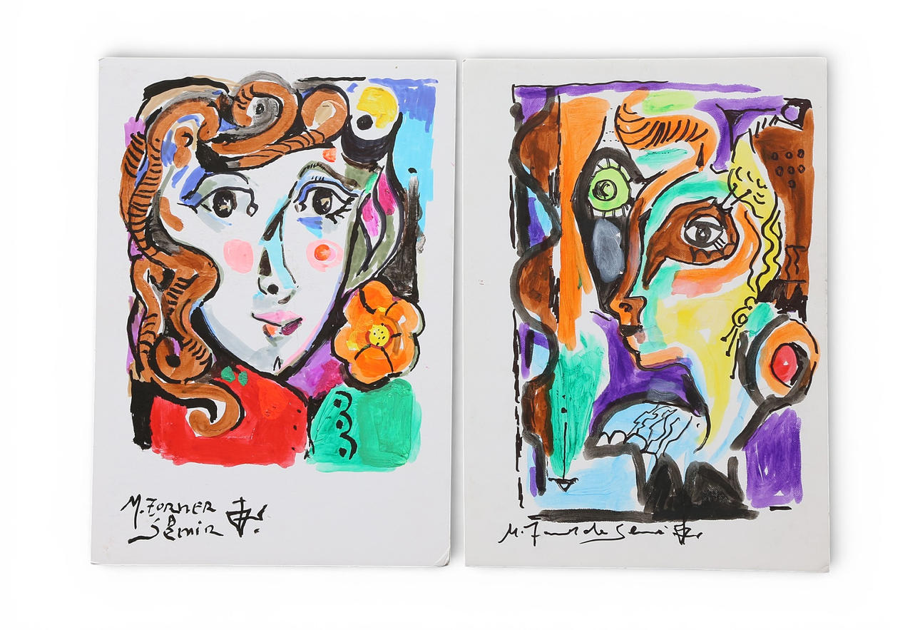 MIGUEL TORNER DE SEMIR. Two girls.