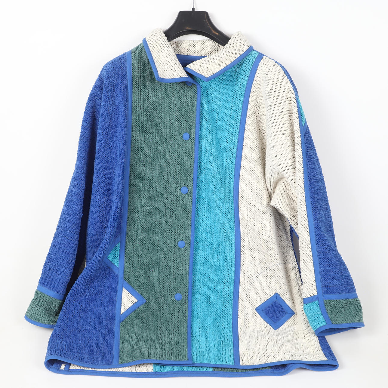 ANNIKKI KARVINEN. Jacket, chenille cotton, Finland. Vintage