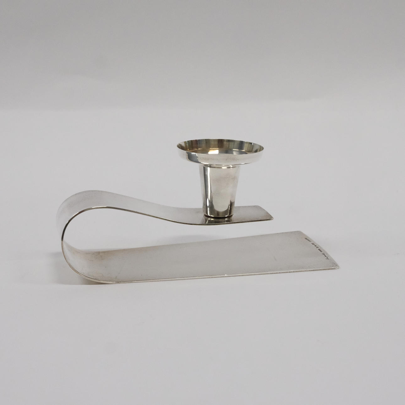 ELON ARENHILL. CANDLESTICK, SILVER.