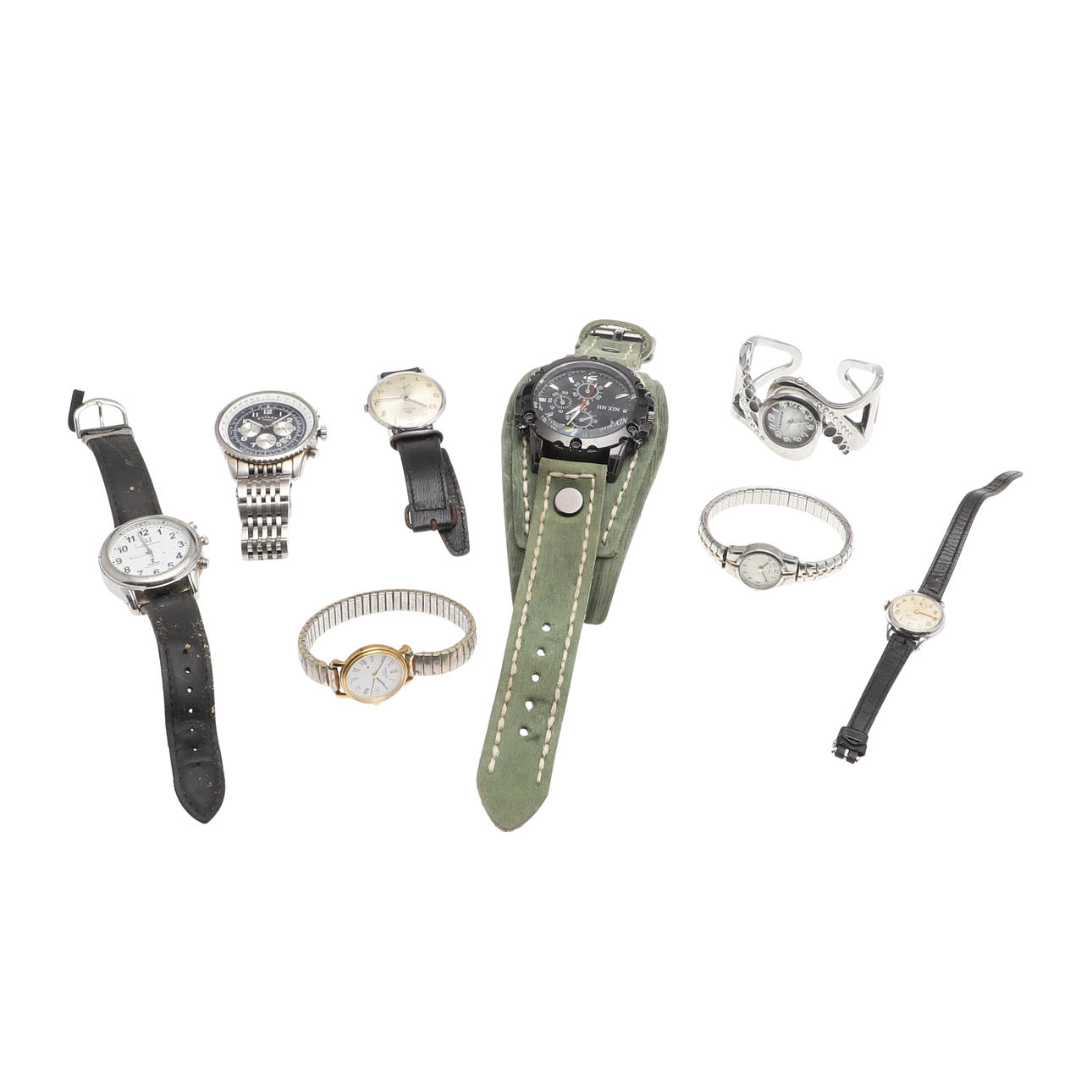 A QUANTITY OF ASSORTED WRISTWATCHES.