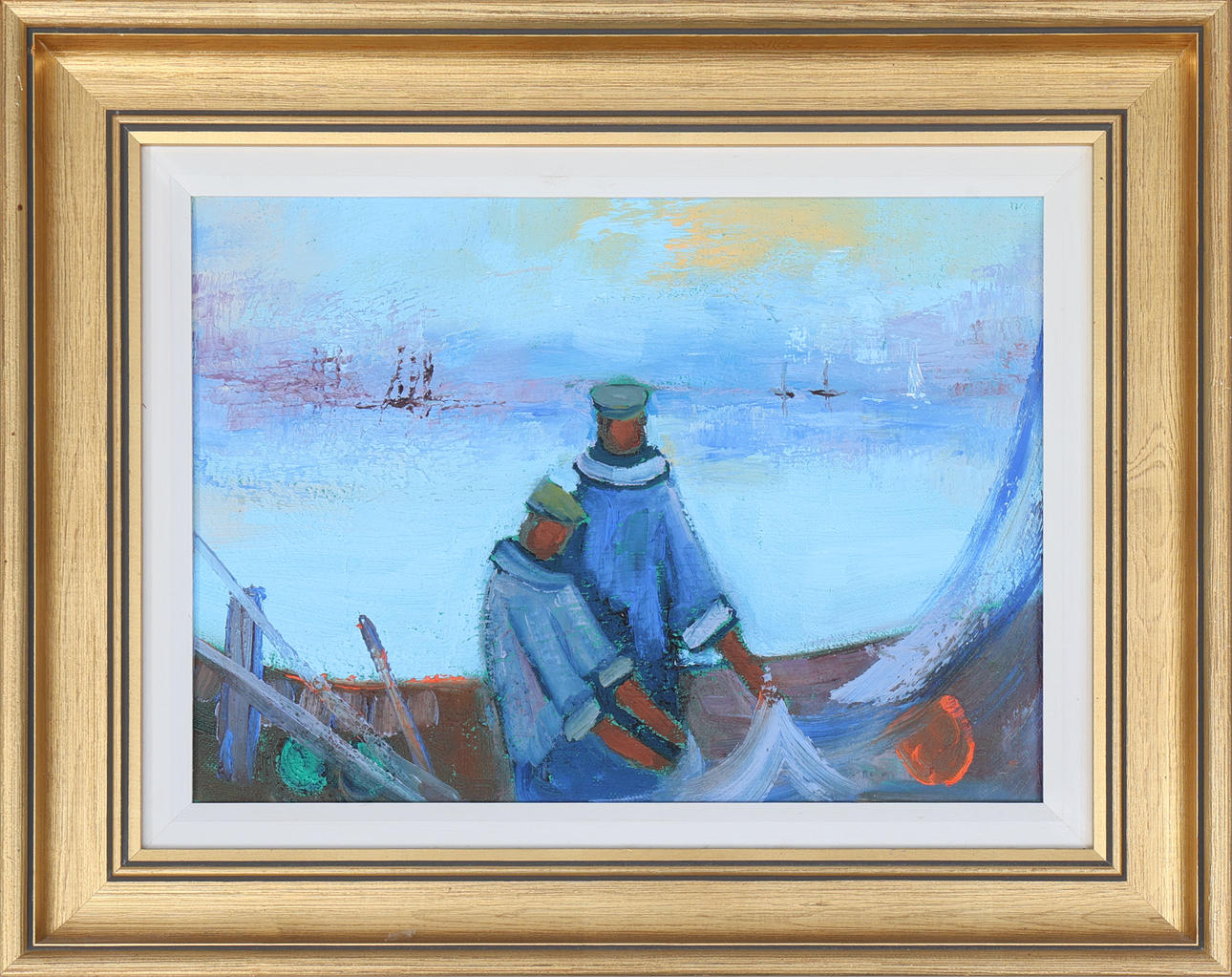 KAI MORTEN-GLUD. Oil on canvas, signed.