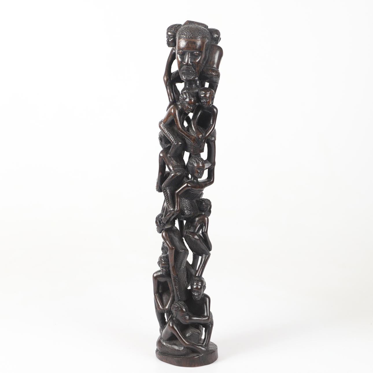 STATYETT, snidat trä, Afrika, 1900-tal.