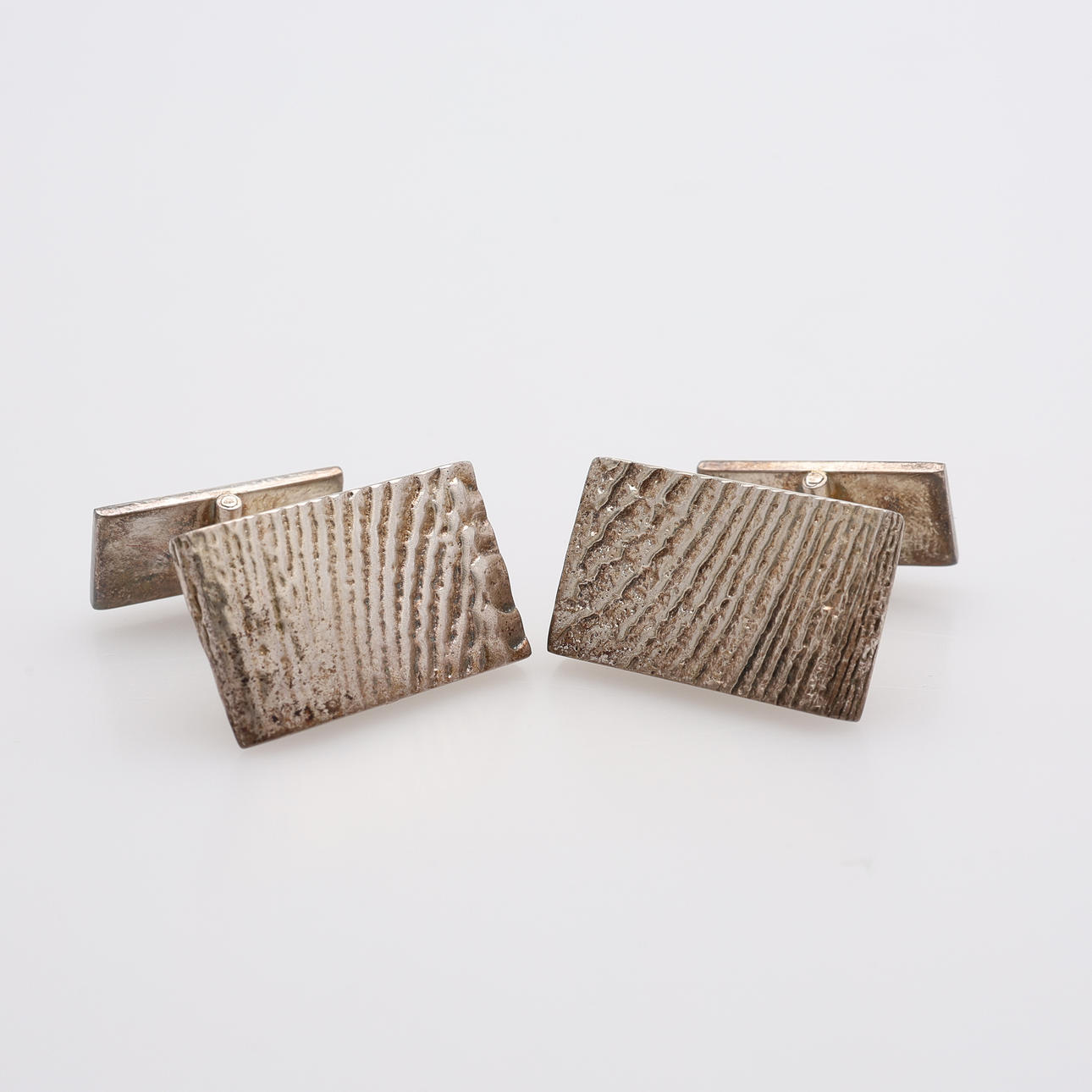ELON ARENHILL. CUFFLINKS, ONE PAIR, SILVER.